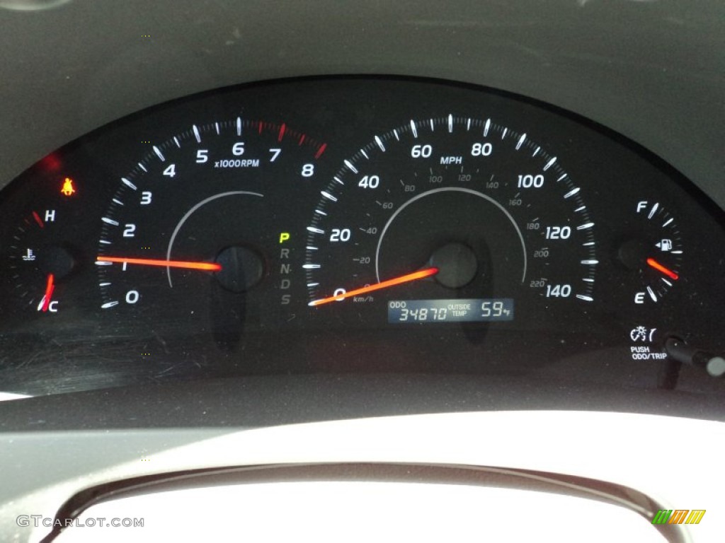 2010 Toyota Camry LE Gauges Photo #56721206
