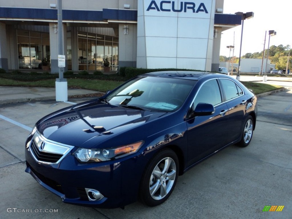 2012 TSX Sedan - Vortex Blue Pearl / Ebony photo #1