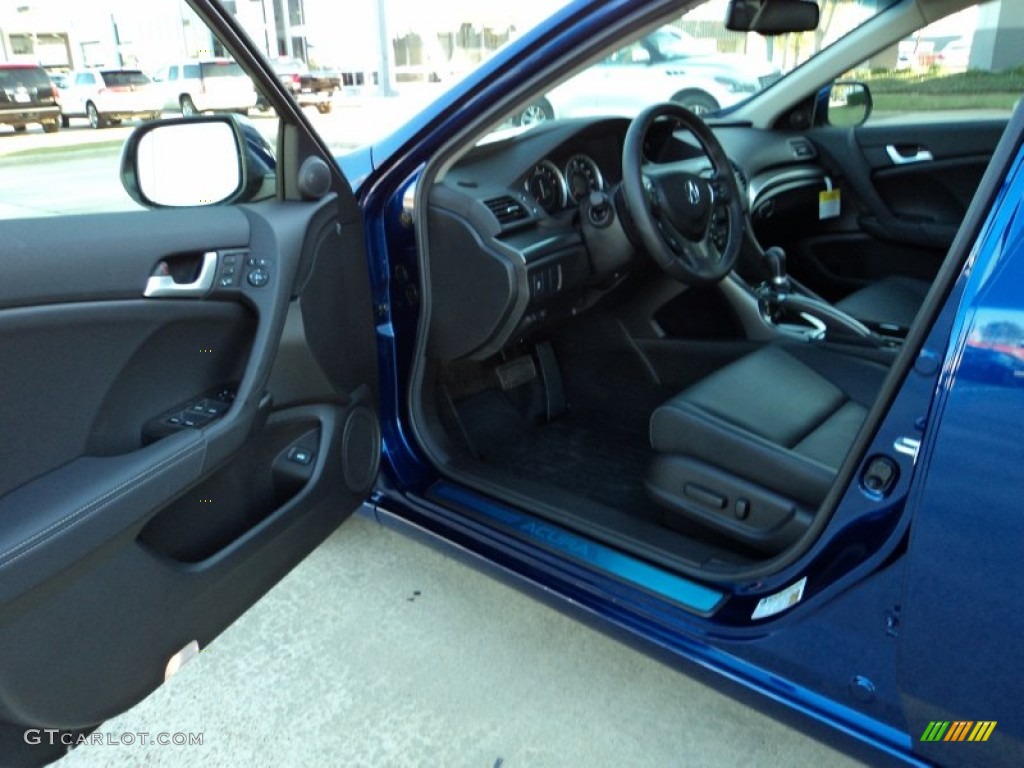 Ebony Interior 2012 Acura TSX Sedan Photo #56721992