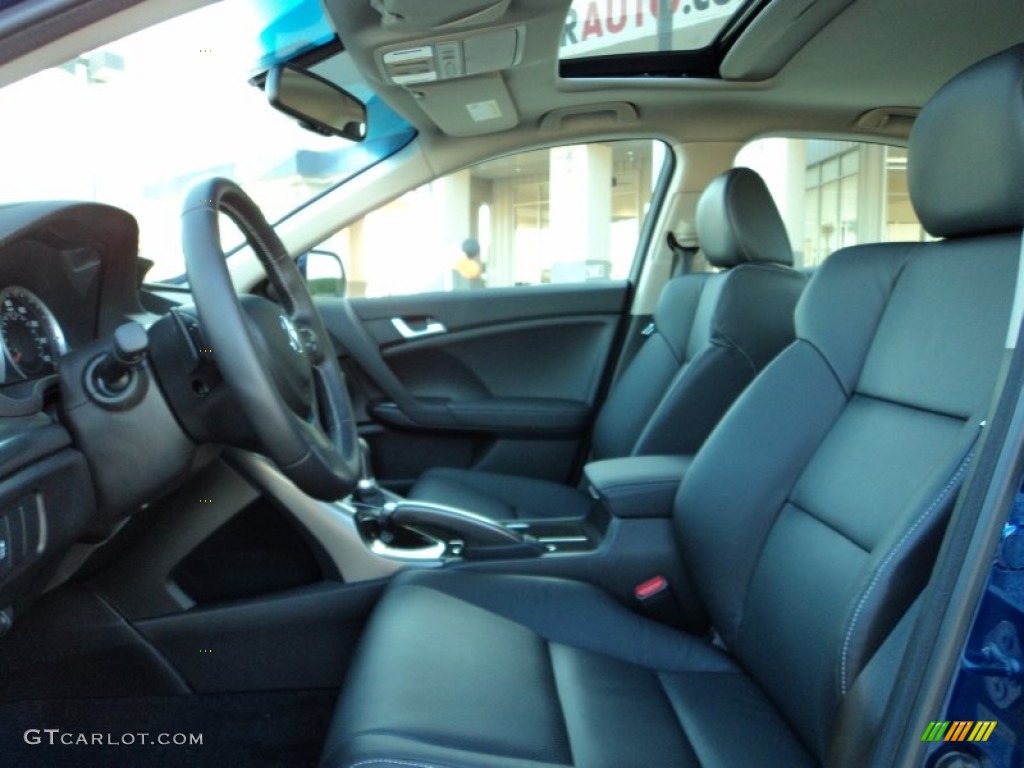 2012 TSX Sedan - Vortex Blue Pearl / Ebony photo #16