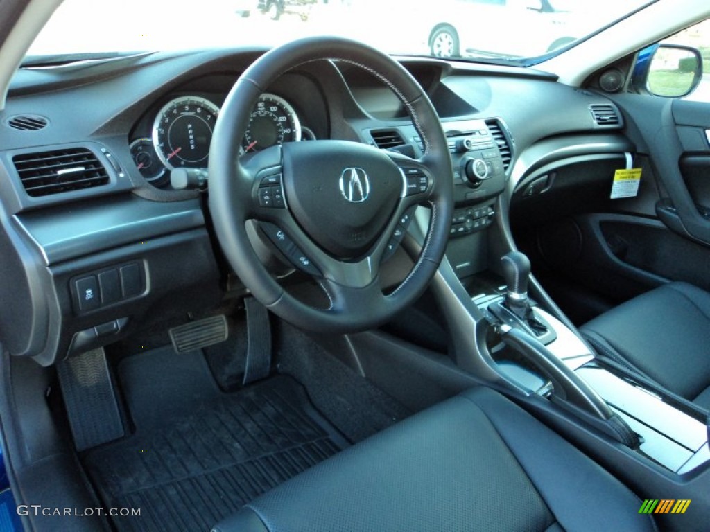 Ebony Interior 2012 Acura TSX Sedan Photo #56722061