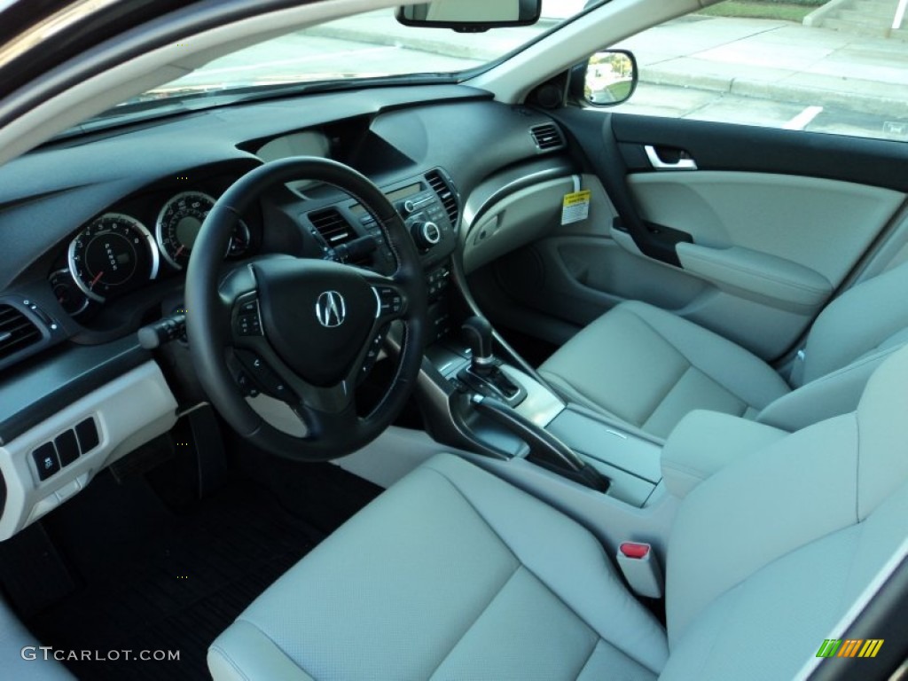 Taupe Interior 2012 Acura TSX Technology Sedan Photo #56722232