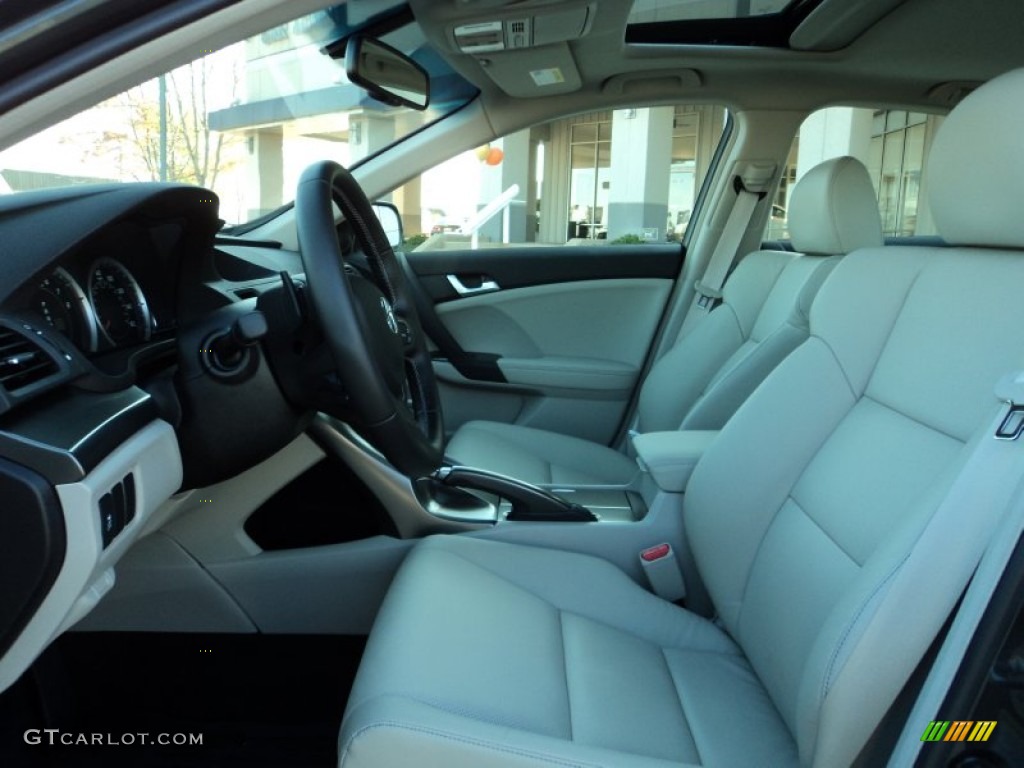 Taupe Interior 2012 Acura TSX Technology Sedan Photo #56722241