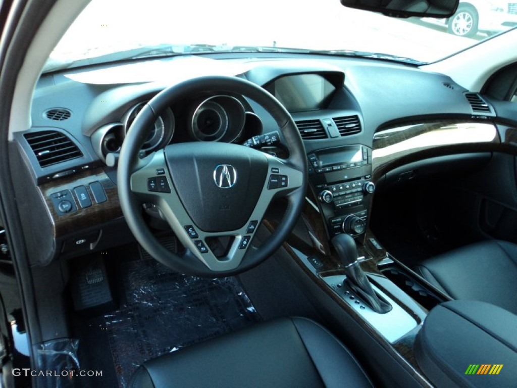 2011 Acura MDX Technology Ebony Dashboard Photo #56722556