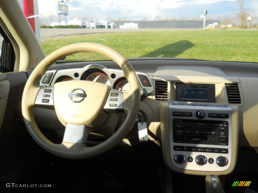 2007 Murano SL AWD - Glacier Pearl White / Cafe Latte photo #4