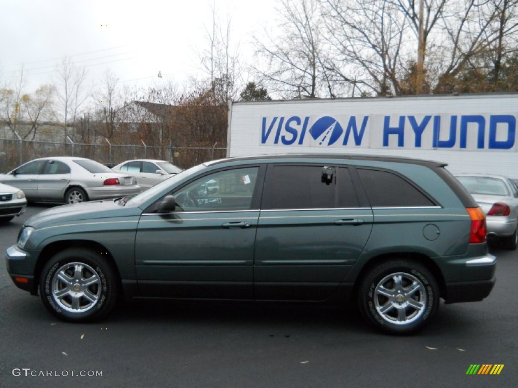 2004 Pacifica AWD - Onyx Green Pearl / Light Taupe photo #19