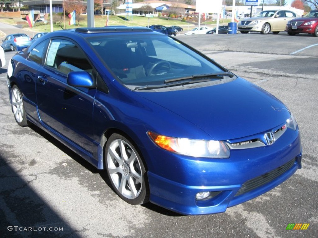 Fiji Blue Pearl 2008 Honda Civic Si Coupe Exterior Photo #56723975