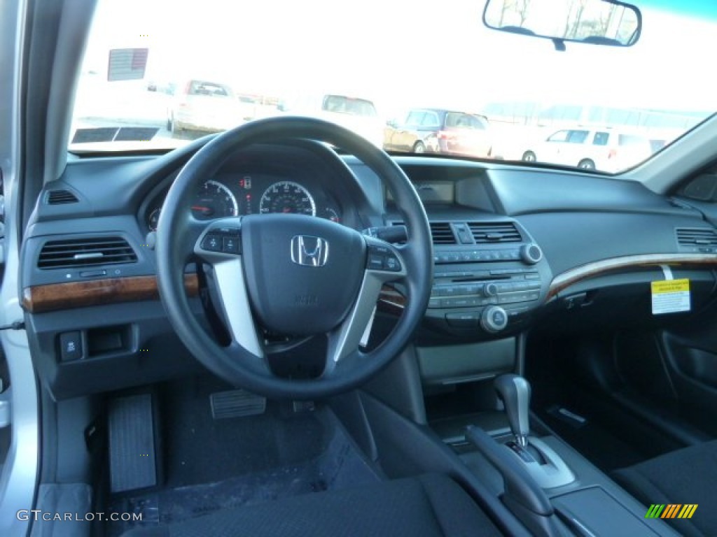 2012 Honda Accord EX Sedan Black Dashboard Photo #56725100
