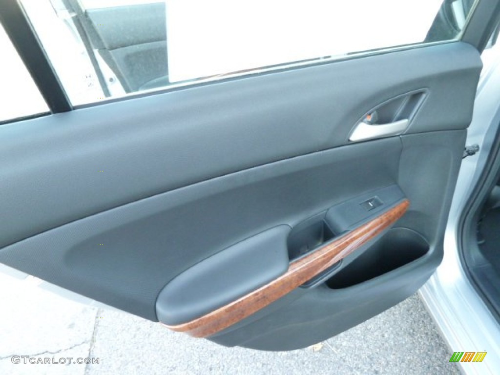 2012 Honda Accord EX Sedan Black Door Panel Photo #56725109