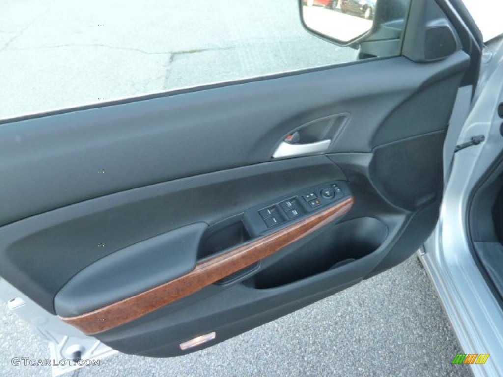 2012 Honda Accord EX Sedan Black Door Panel Photo #56725121