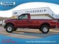 2001 Toreador Red Metallic Ford F250 Super Duty XLT Regular Cab 4x4  photo #1