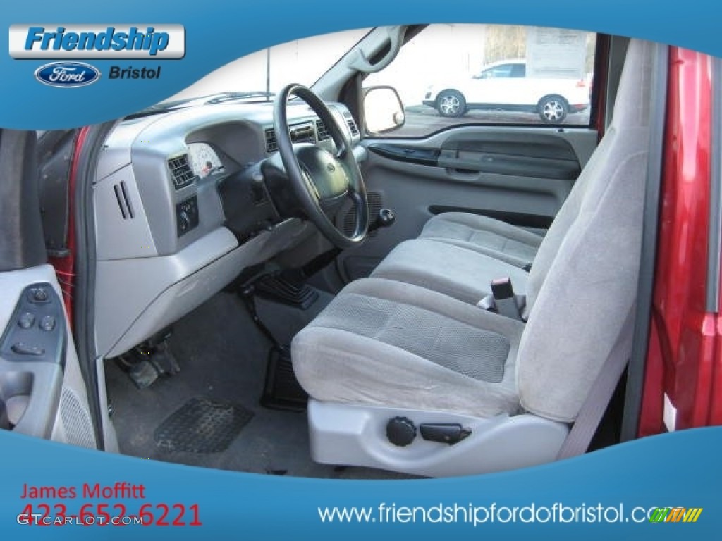 2001 F250 Super Duty XLT Regular Cab 4x4 - Toreador Red Metallic / Medium Graphite photo #10