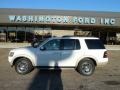 2010 White Suede Ford Explorer Eddie Bauer 4x4  photo #1