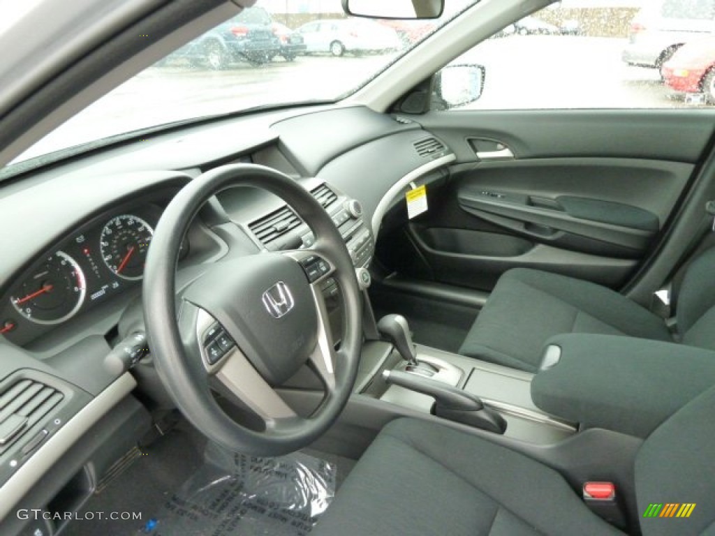 Black Interior 2012 Honda Accord LX Premium Sedan Photo #56726333