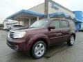 2012 Dark Cherry Pearl II Honda Pilot EX-L 4WD  photo #1