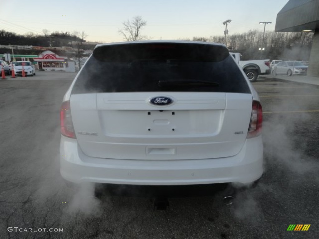 2012 Edge SEL - White Platinum Metallic Tri-Coat / Medium Light Stone photo #3