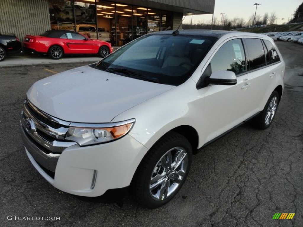 2012 Edge SEL - White Platinum Metallic Tri-Coat / Medium Light Stone photo #8