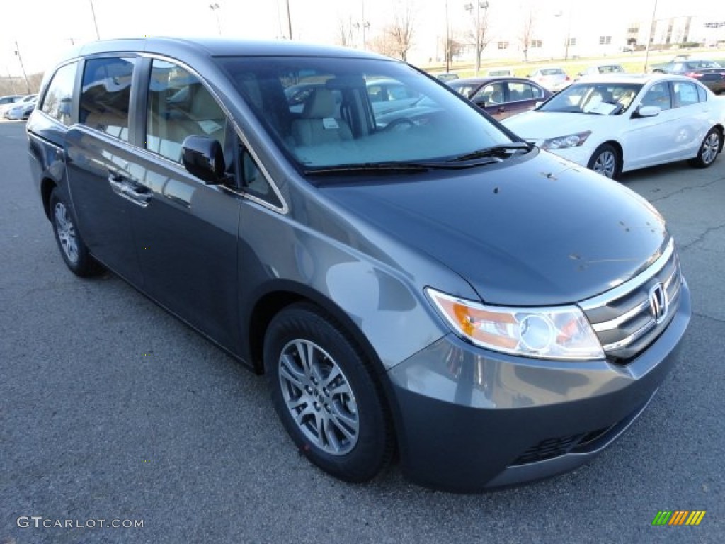 Polished Metal Metallic 2012 Honda Odyssey EX Exterior Photo #56726951