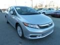 Alabaster Silver Metallic 2012 Honda Civic EX Sedan Exterior