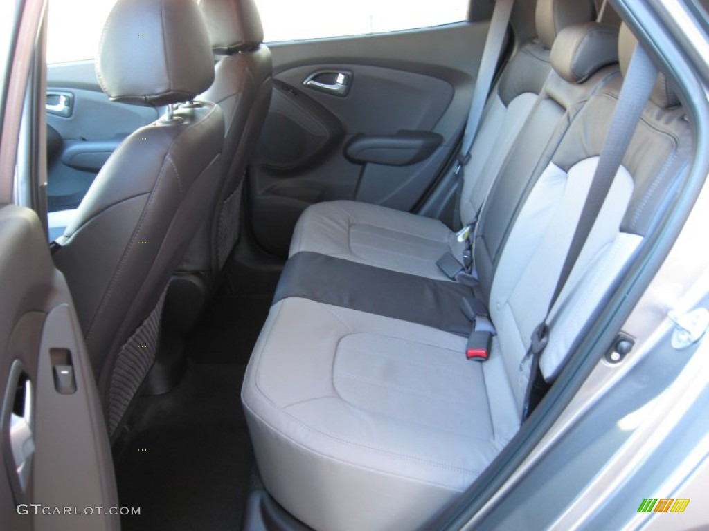 Taupe Interior 2012 Hyundai Tucson Limited AWD Photo #56727145
