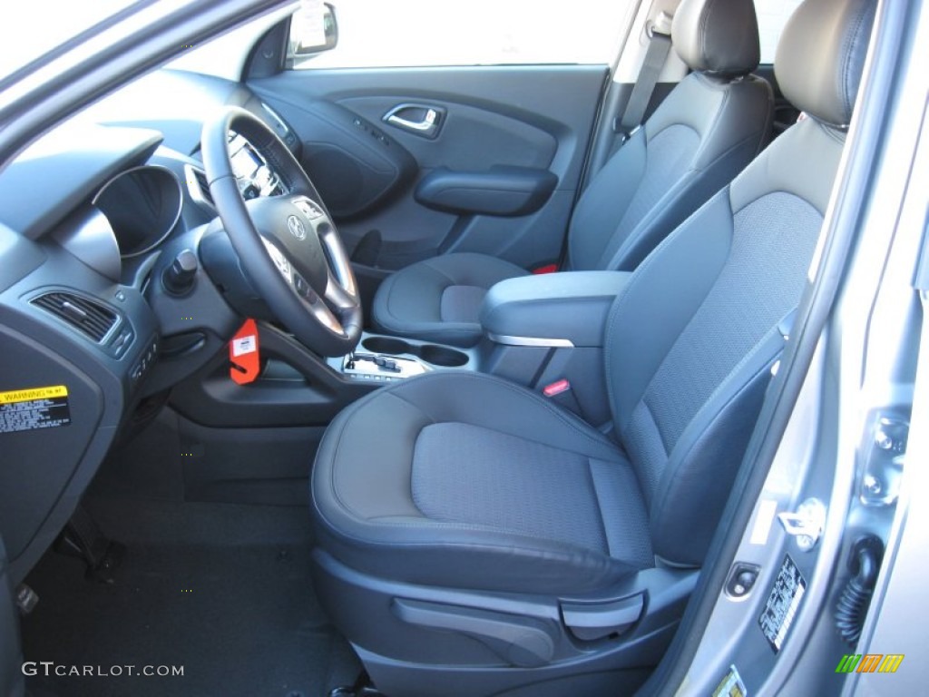 Black Interior 2012 Hyundai Tucson GLS AWD Photo #56727362