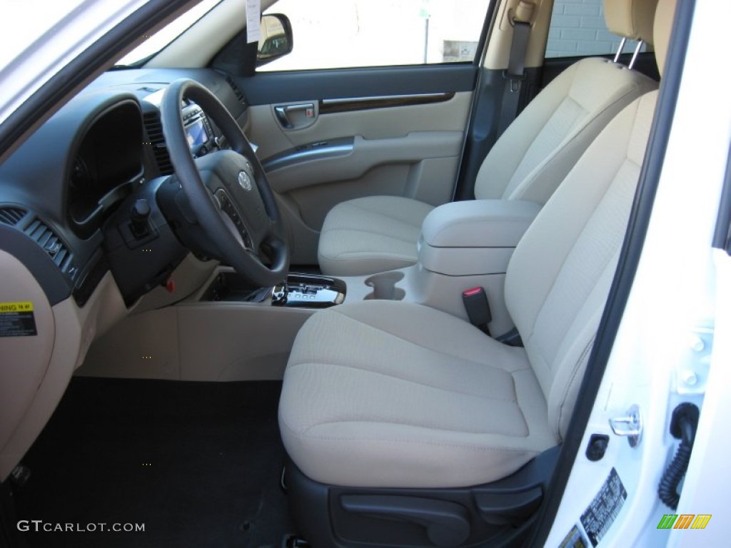 Beige Interior 2012 Hyundai Santa Fe GLS AWD Photo #56727596