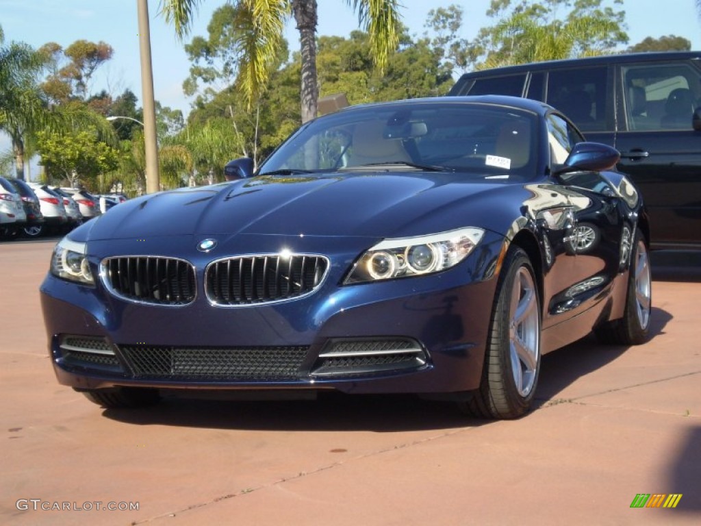 2012 Z4 sDrive28i - Deep Sea Blue Metallic / Beige photo #1