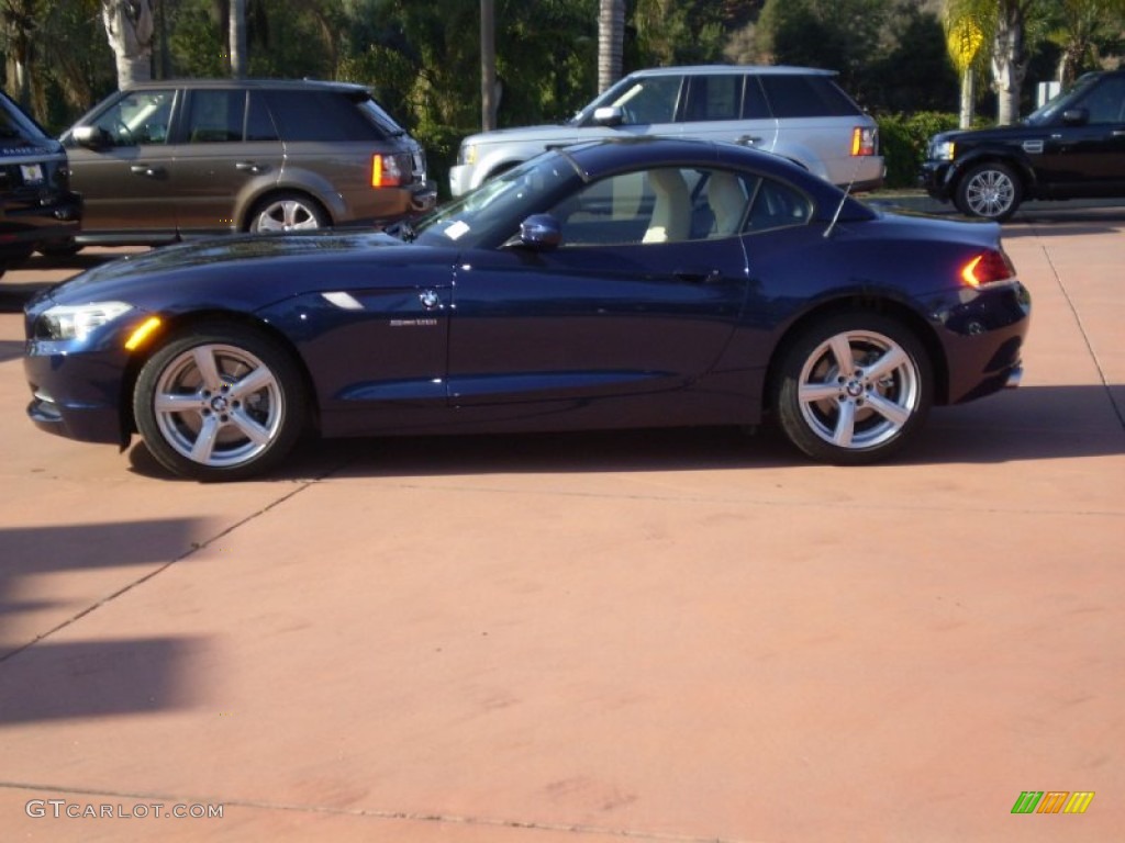 2012 Z4 sDrive28i - Deep Sea Blue Metallic / Beige photo #2