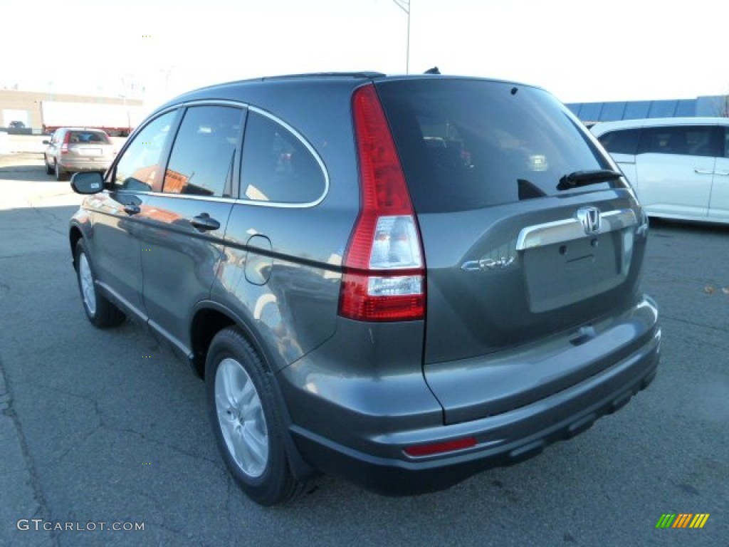 2011 CR-V EX 4WD - Polished Metal Metallic / Black photo #3