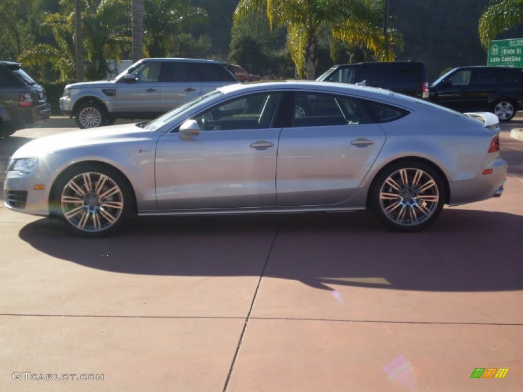 Ice Silver Metallic 2012 Audi A7 3.0T quattro Premium Exterior Photo #56728304