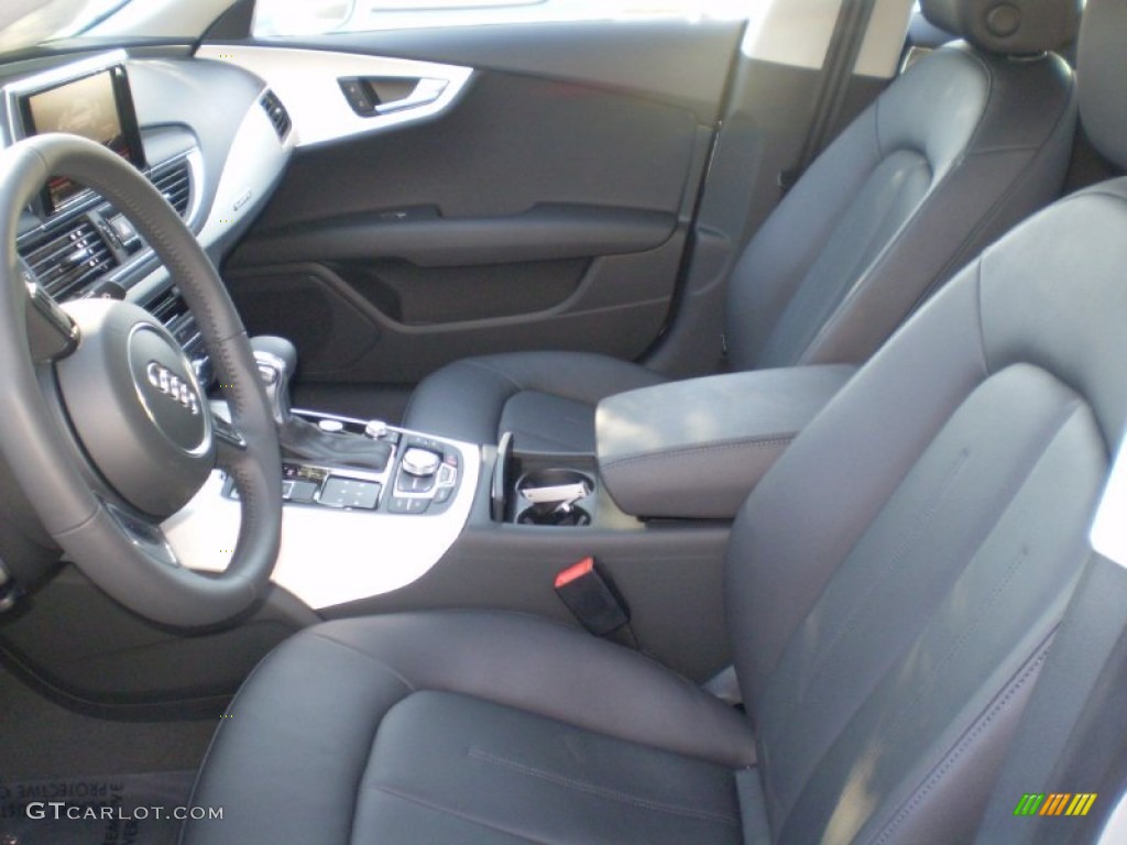 Black Interior 2012 Audi A7 3.0T quattro Premium Photo #56728328