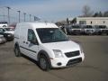 Frozen White 2012 Ford Transit Connect XLT Van Exterior