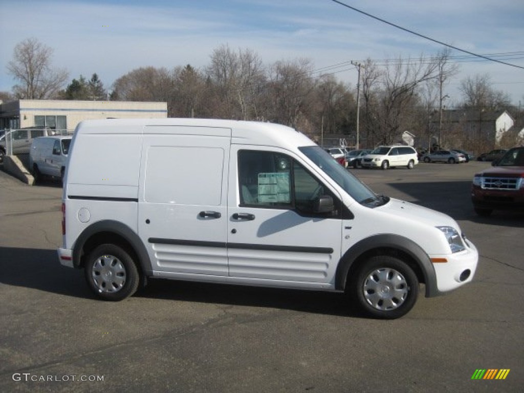 Frozen White 2012 Ford Transit Connect XLT Van Exterior Photo #56728694