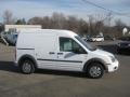 Frozen White 2012 Ford Transit Connect XLT Van Exterior