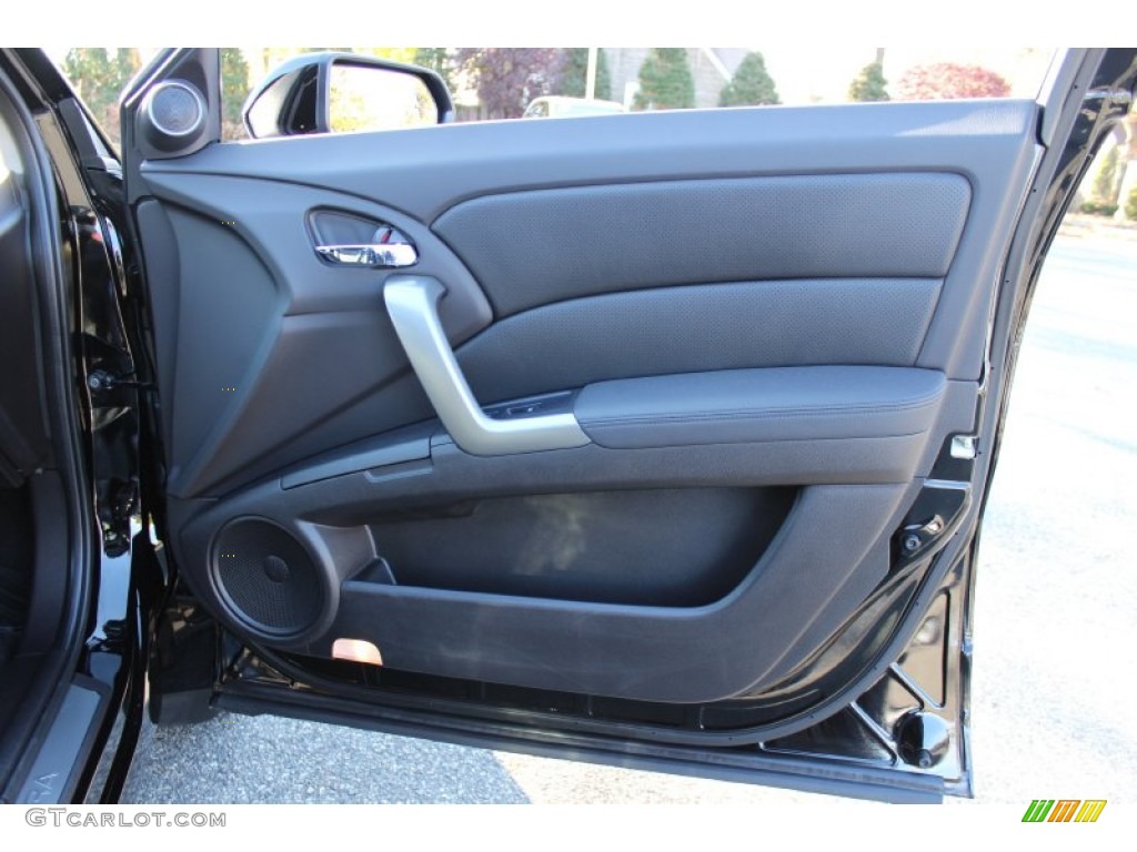 2011 Acura RDX Technology SH-AWD Ebony Door Panel Photo #56729003