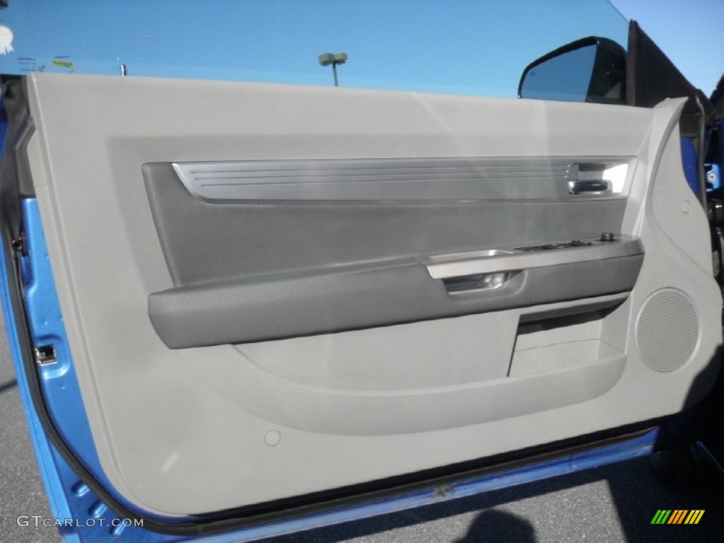 2008 Chrysler Sebring Touring Convertible Dark Slate Gray/Light Slate Gray Door Panel Photo #56729696