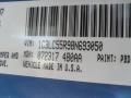 PBD: Marathon Blue Pearl 2008 Chrysler Sebring Touring Convertible Color Code