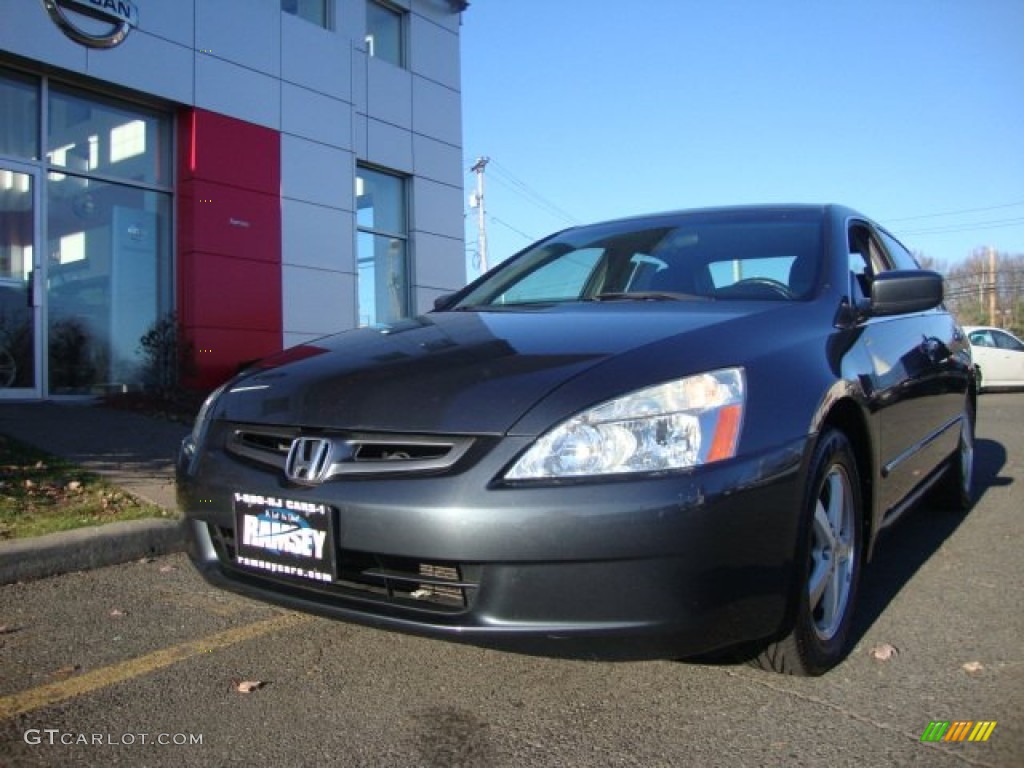 2005 Accord EX Sedan - Graphite Pearl / Black photo #1