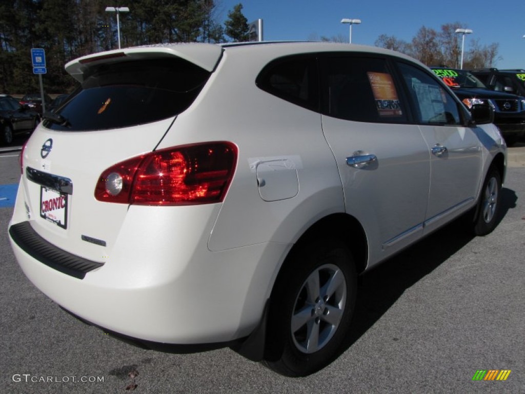2012 Rogue S Special Edition - Pearl White / Gray photo #5