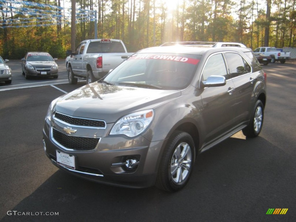 2011 Equinox LTZ - Mocha Steel Metallic / Jet Black photo #1