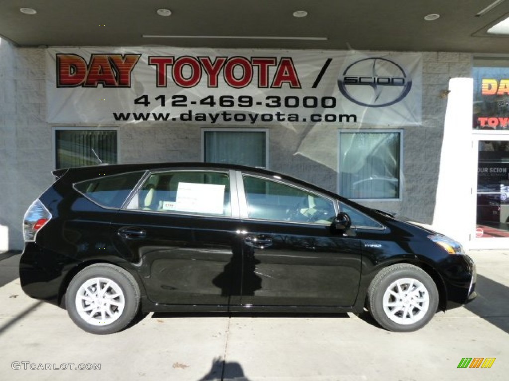 Black Toyota Prius v