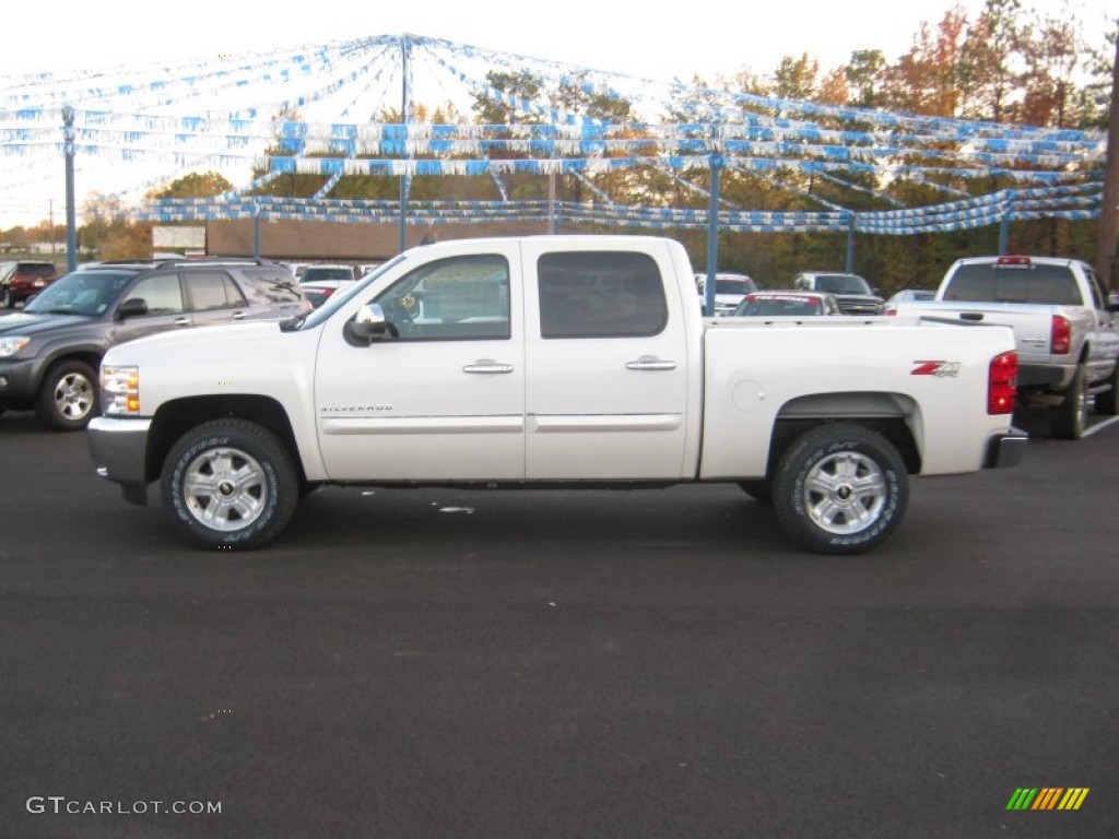 2012 Silverado 1500 LT Crew Cab 4x4 - White Diamond Tricoat / Ebony photo #2