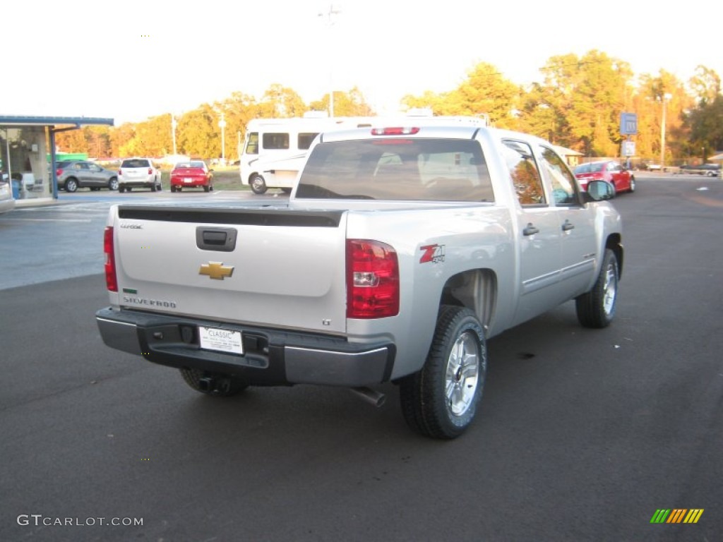 2012 Silverado 1500 LT Crew Cab 4x4 - Silver Ice Metallic / Light Titanium/Dark Titanium photo #5