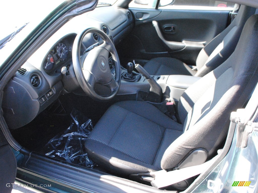 Black Interior 1999 Mazda MX-5 Miata Roadster Photo #56737244