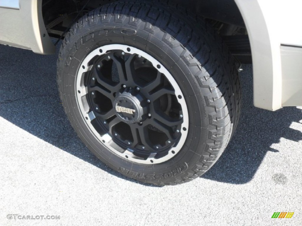 2008 Ford F250 Super Duty Lariat Crew Cab 4x4 Custom Wheels Photo #56738006