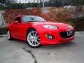 2010 True Red Mazda MX-5 Miata Grand Touring Hard Top Roadster  photo #1