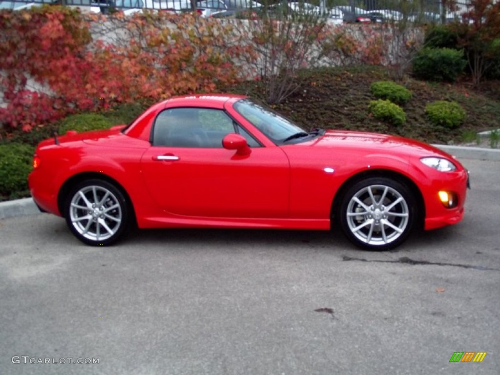 True Red 2010 Mazda MX-5 Miata Grand Touring Hard Top Roadster Exterior Photo #56738804