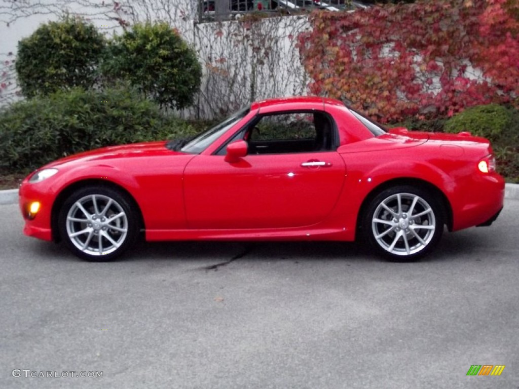 True Red 2010 Mazda MX-5 Miata Grand Touring Hard Top Roadster Exterior Photo #56738831