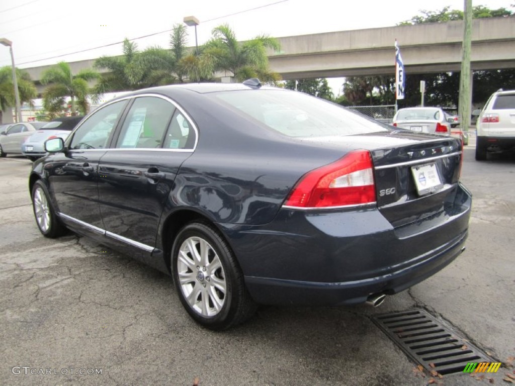 2011 S80 3.2 - Caspian Blue Metallic / Sandstone Beige photo #3
