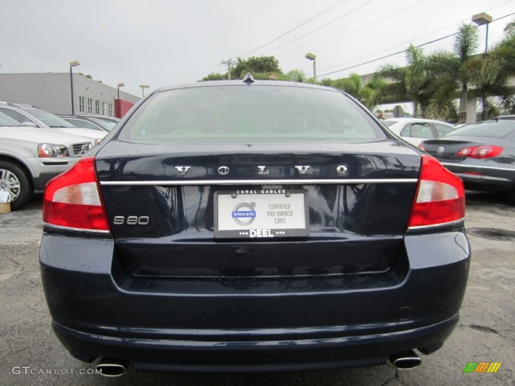 2011 S80 3.2 - Caspian Blue Metallic / Sandstone Beige photo #4